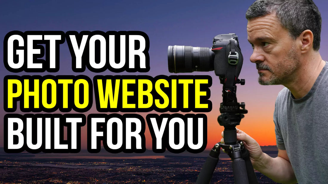 Get your photo website built for you for half price